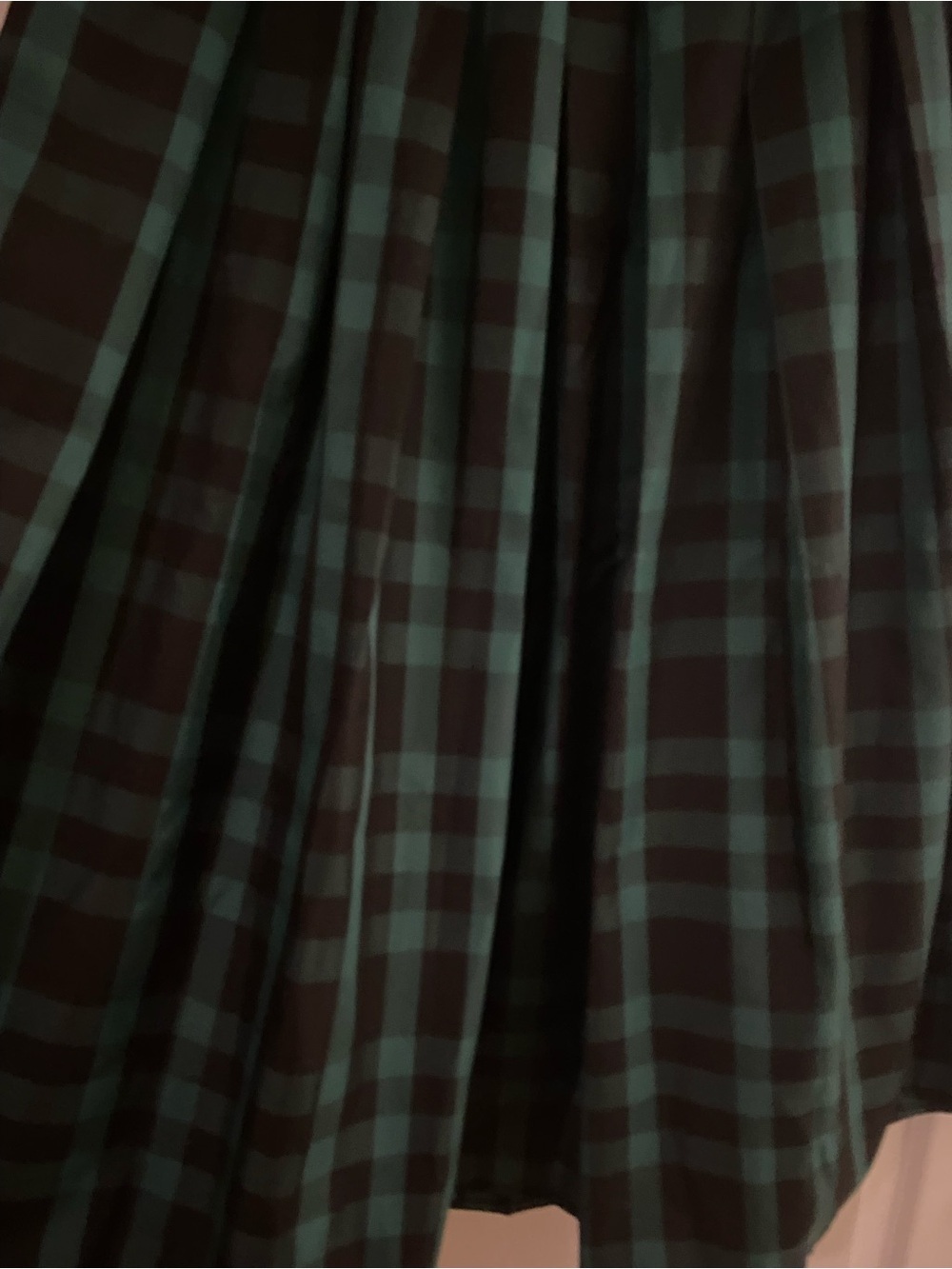Joan Rivers Green Plaid Pleated Soft Girl Maxi Skirt High Waisted  
Flowy XXSP - Picture 11 of 11
